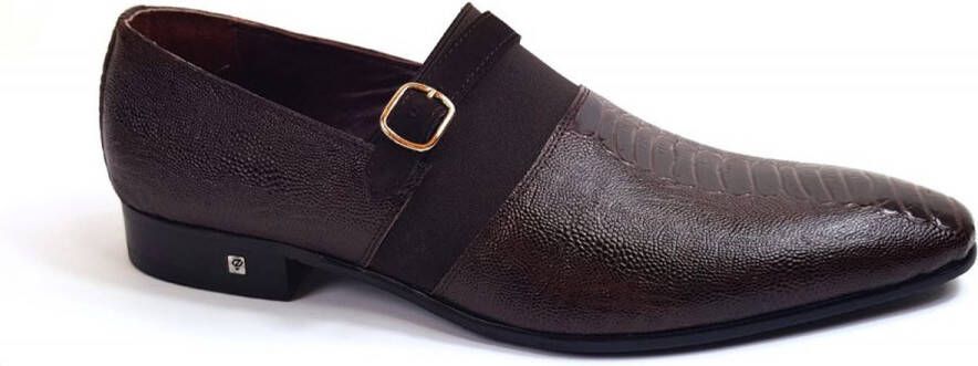 Zerba Mannen Instapper – Bruin Leer- Beduzzo - Foto 3