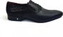 Zerba Heren Sneakers Veterschoenen Blauw Groen Leer Cama - Thumbnail 7