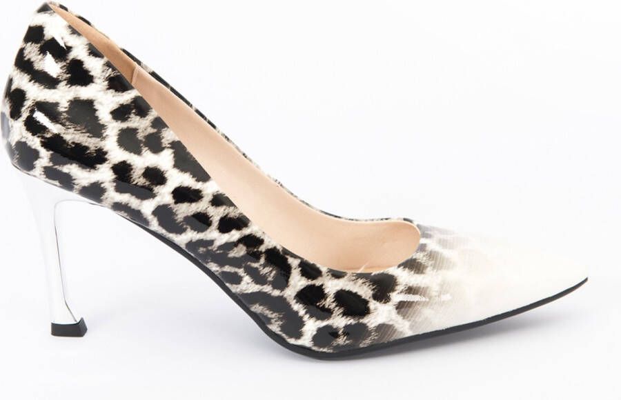 Zerba Vrouwen schoen – Zwart Wit – Leer Rovetto - Foto 2