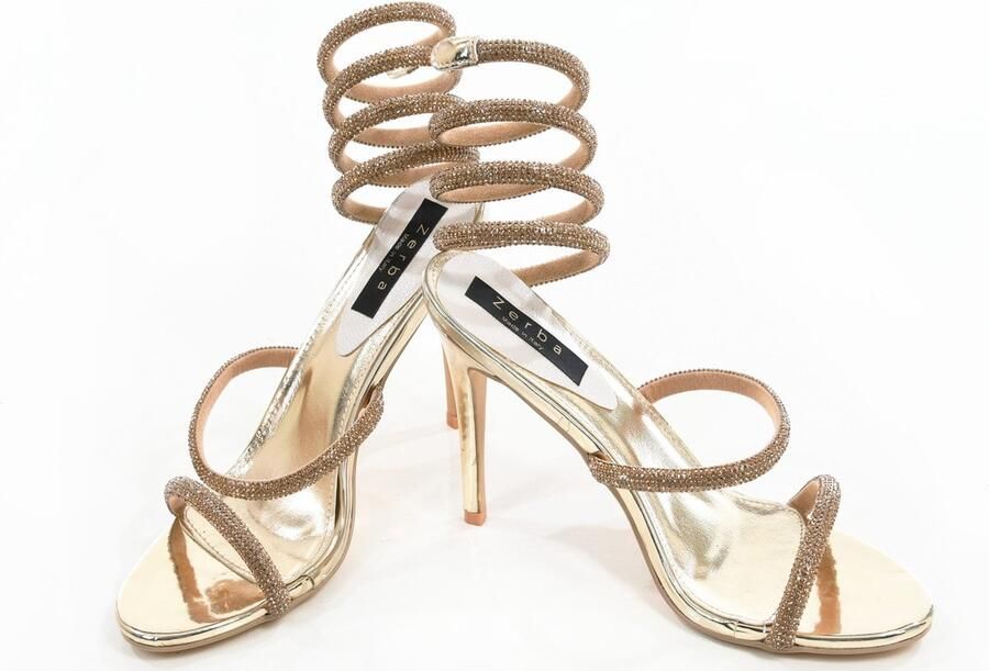 Zerba Dames Sandalen Zilver Novella