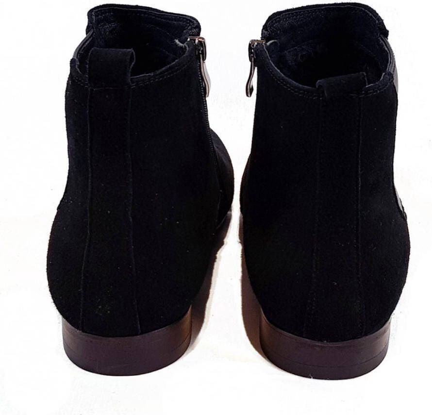 Zerba Heren Laarzen Zwart Blauw Leer Pratole