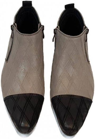 Zerba Mannen Laars Grijs Kalfsleer Baroncino - Foto 1