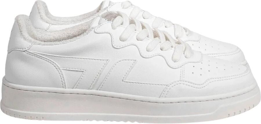 Z Zegna Logo Sneakers met Effen Veters White