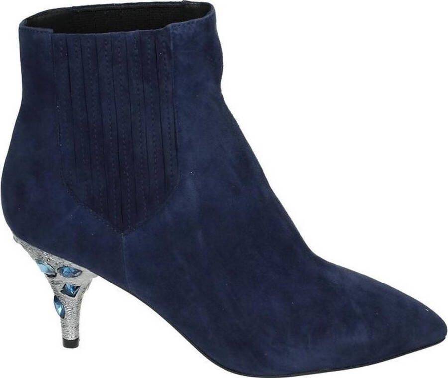 ZINDA Hoge Laarzen Dames 3227 Maat: 41 Materiaal: Leer Kleur: Bruin