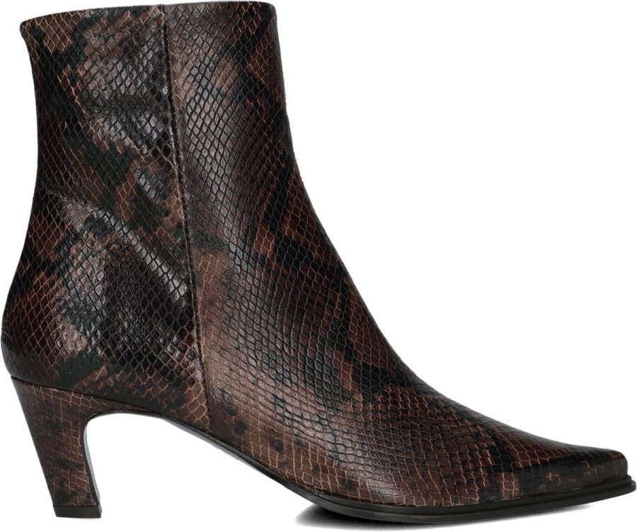 ZINDA Enkellaarsjes Dames 3243 Maat: 39 Materiaal: Leer Kleur: Bruin