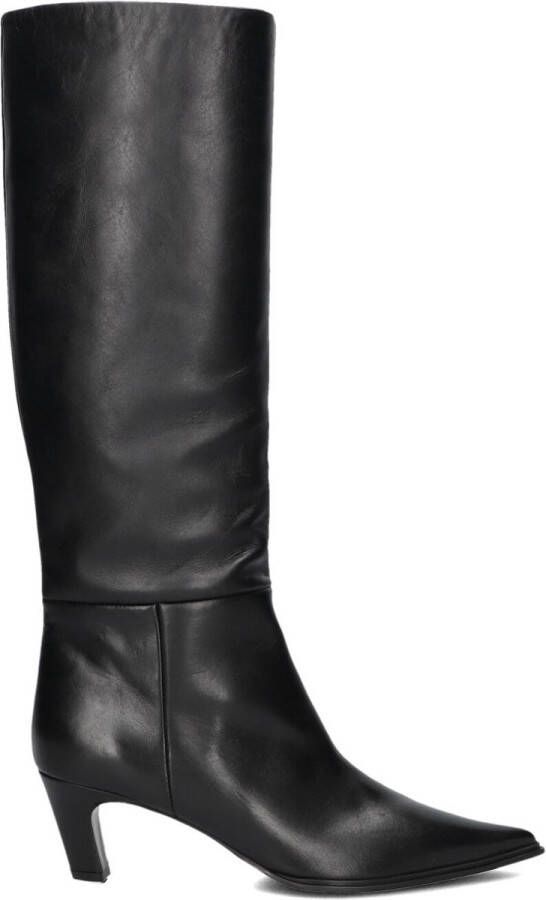 ZINDA Hoge Laarzen Dames 3245 Maat: 38 Materiaal: Leer Kleur: Zwart