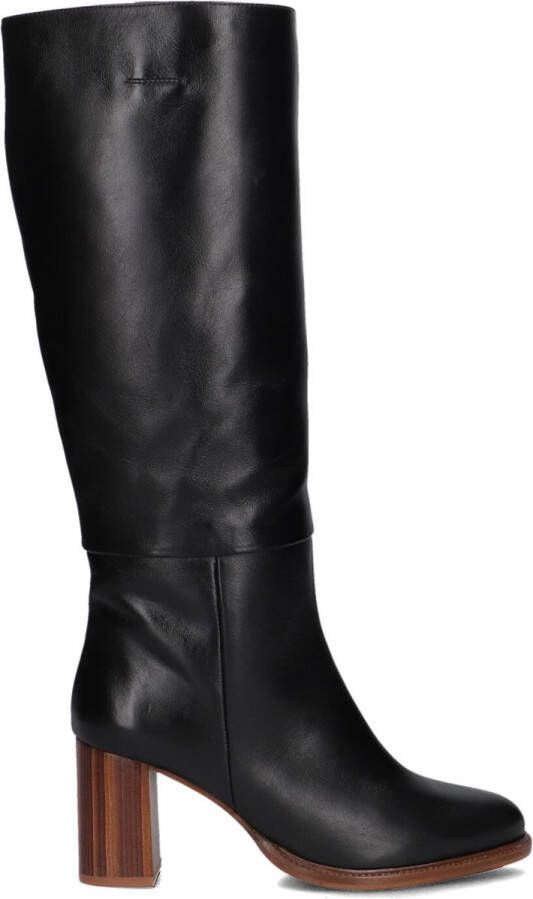 ZINDA Hoge Laarzen Dames 3324 Maat: 39 Materiaal: Leer Kleur: Zwart