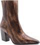 Zinda Stijlvolle Enkellaars Korfoe Brown Dames - Thumbnail 1