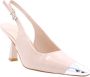 Zinda Peep Heel Schoenen Verhoog Je Stijl Beige Dames - Thumbnail 1