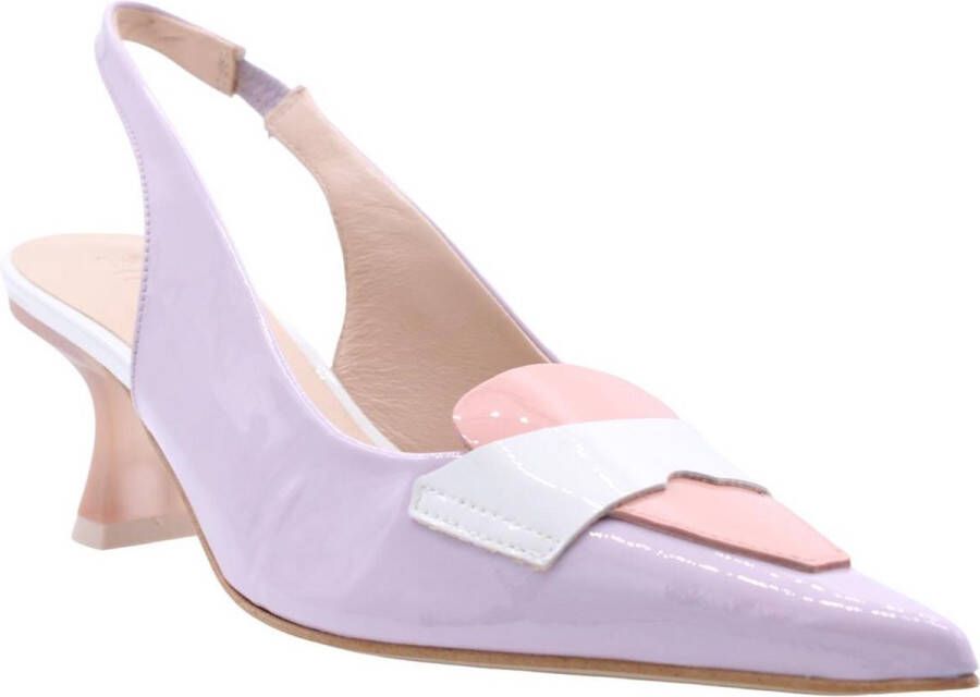 Zinda Peep Toe Peep Heel Purple