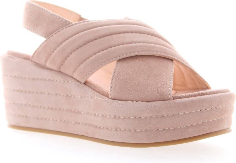 Zinda Verhoog je stijl met hoge hak sandalen Beige Dames