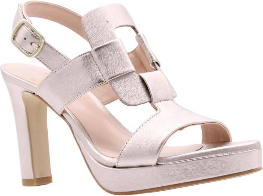 Zinda Verhoog je stijl met hoge hak sandalen Yellow Dames