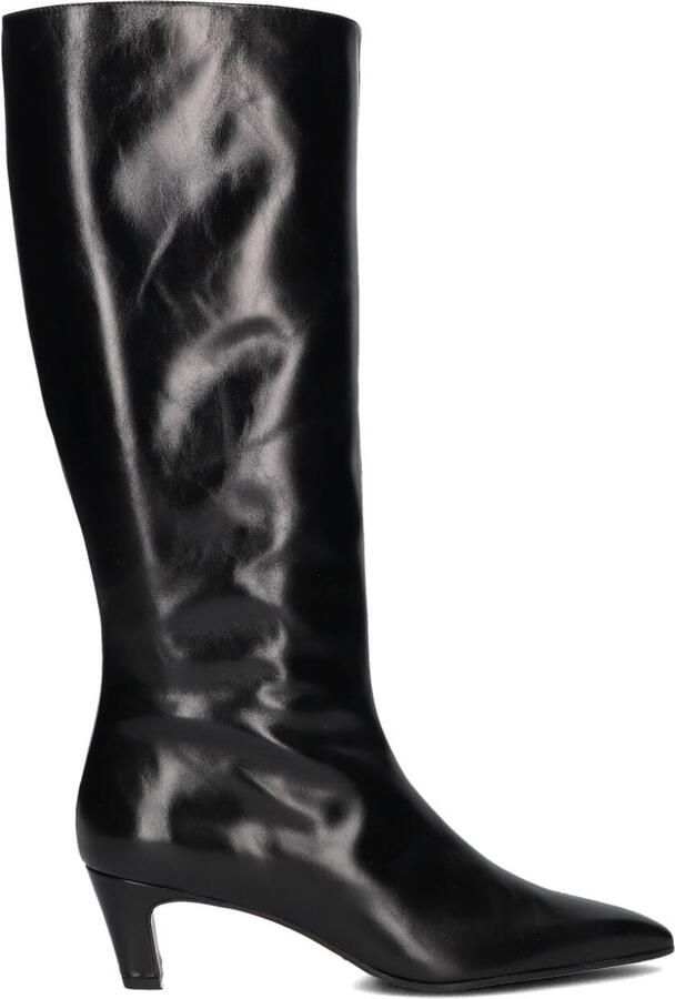 ZINDA Hoge Laarzen Dames 3226 Maat: 36 Materiaal: Leer Kleur: Zwart
