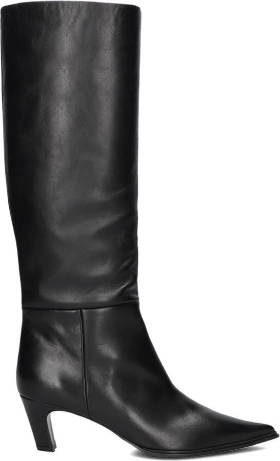 ZINDA Hoge Laarzen Dames 3245 Maat: 39 Materiaal: Leer Kleur: Zwart