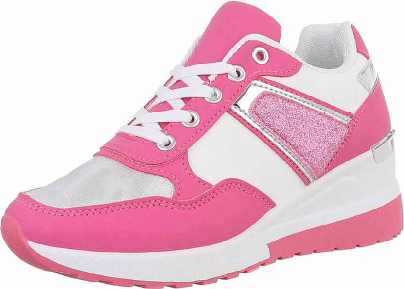 ZoeZo Design sneakers nieuwe collectie voorjaar 2025 pink roze zilver wit glitter kunstleder uitneembare zool