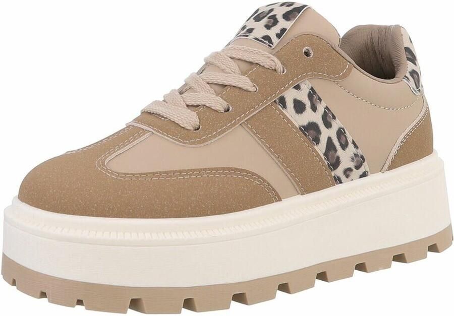 ZoeZo Design sneakers khaki panter zoolhoogte 4 nieuwe collectie