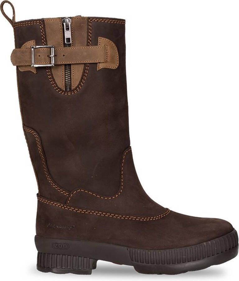 ZOO Adventure Outdoor laarzen Dames– d. Bruin – 100% Waterdicht&Leer– Adisa 37 - Schoenen.nl