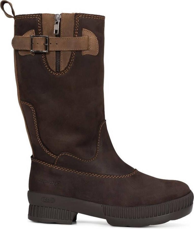 ZOO Adventure Adisa outdoor wandellaars wol gevoerd Coffee Brown 100% waterdicht & leer