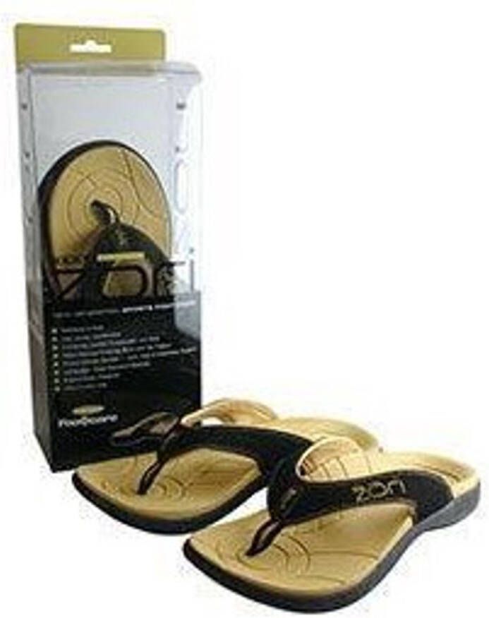Zori "" SLIPPERS BLACK 5""