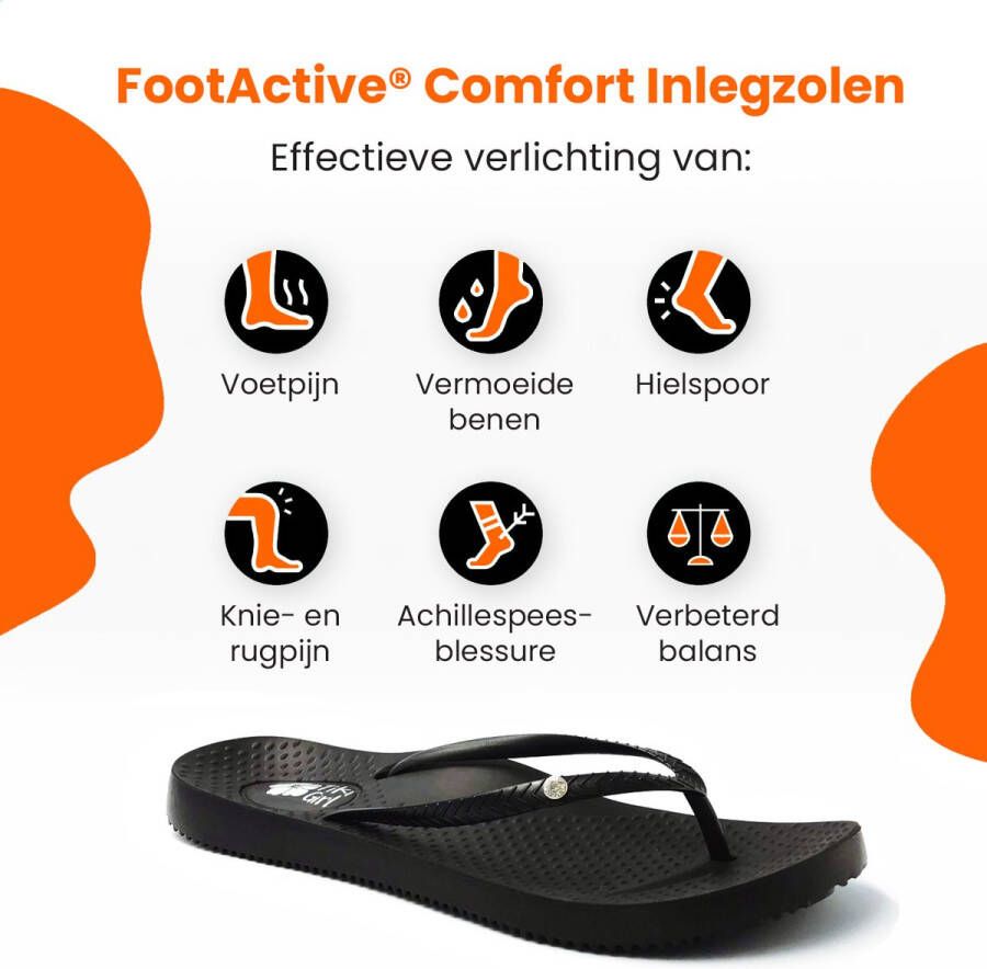 FootActive Zullaz slippers – unieke ondersteunende teenslippers voor dames – verbetert houding – voorkomt en verhelpt voetproblemen –