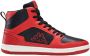 Kappa Unisex Mid Cut Sneaker 243078 Red Black - Thumbnail 1