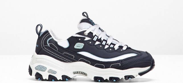 Skechers Sneakers D´Lites Biggest Fan Vrijetijdsschoen lage schoen veterschoen in trendy chunky-stijl - Foto 1
