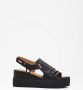 Mustang Shoes Sleehaksandaaltjes zomerschoen sandaal sleehak met klittenbandjes - Thumbnail 2