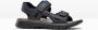 Rieker Zwarte synthetische sliders met comfortabel voetbed en klittenbandsluiting Black Heren - Thumbnail 4