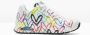 Skechers Sneakers met sleehak UNO-SPREAD THE LOVE Vrijetijdsschoen lage schoen veterschoen met coole graffiti-print - Thumbnail 3