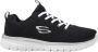 Skechers Textiel Sneakers Black - Thumbnail 1