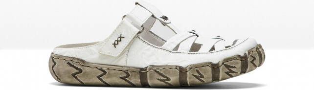 Rieker Clogs zomerschoen slippers met decoratieve stiksels