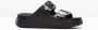 Rieker Slippers plateau zomerschoen slippers in breedte g (=wijd) - Thumbnail 1