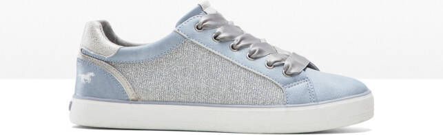 Mustang Shoes Sneakers met metallic-afwerking vrijetijdsschoen halfhoge schoen veterschoen