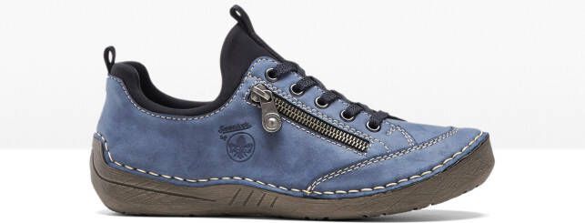 Rieker Slip-on sneakers slipper instapschoen met elastische instap