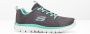 Skechers Dames Textiel Sneakers Gray Dames - Thumbnail 2