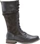 Mustang Shoes Winterlaarzen blokhak veterschoen hoge laars binnenrits - Thumbnail 1