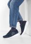 Kappa Follow 242495-6710 Unisex Marineblauw Sneakers Sportschoenen - Thumbnail 1