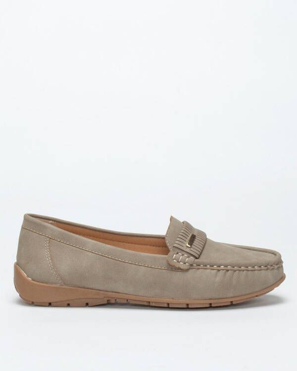 houten concept doolhof Bristol merk Bristol Comfort Imitatieleer Taupe Dames - Schoenen.nl