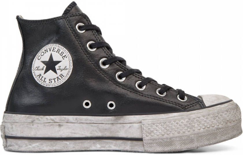 platform high top converse leather