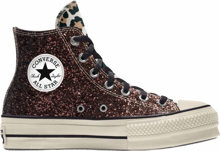 Converse Custom Chuck Taylor All Star Lift Platform Glitter By You