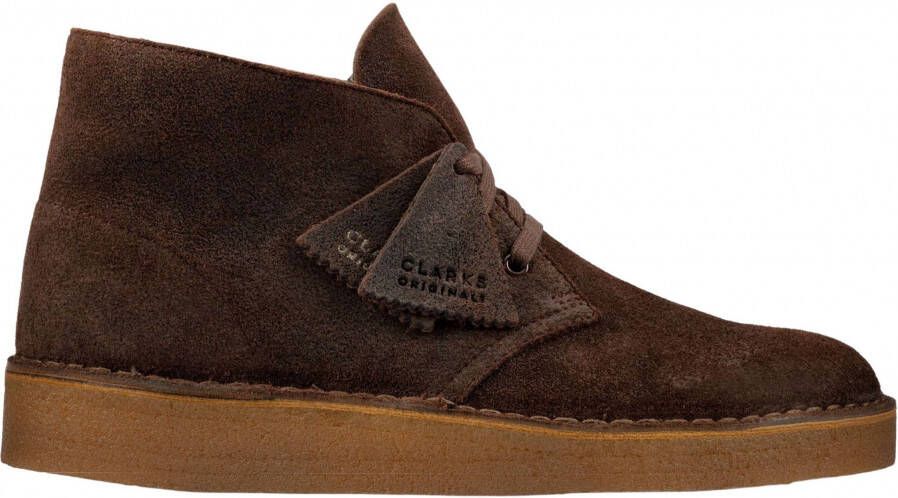 Clarks Enkellaarsjes Upgrade je stijl met deze hoogwaardige suède veterschoenen Bruin Heren