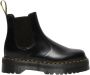 Dr. Martens Zwarte Leren Laarzen met Elastische Inzetstukken Black - Thumbnail 5