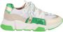 Dwrs LOS Angeles Sneakers | White Green Meerkleurig Dames - Thumbnail 3