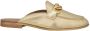 Dwrs Dames Slippers Suva Champagne Metallic Goud - Thumbnail 2