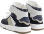 B.L.A.H. Sneakers Dames Hoge sneakers Damesschoenen Leer Jenn Blauw - Thumbnail 5