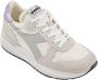 Diadora Sneakers Dames Lage sneakers Damesschoenen Canvas venus dirty Wit combi - Thumbnail 6