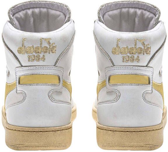 Diadora Heritage Diadora Unisex Mi Basket Used Sneaker Wit - Foto 10