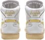 Diadora Witte Leren Hoge Sneakers Retro Design White Heren - Thumbnail 10