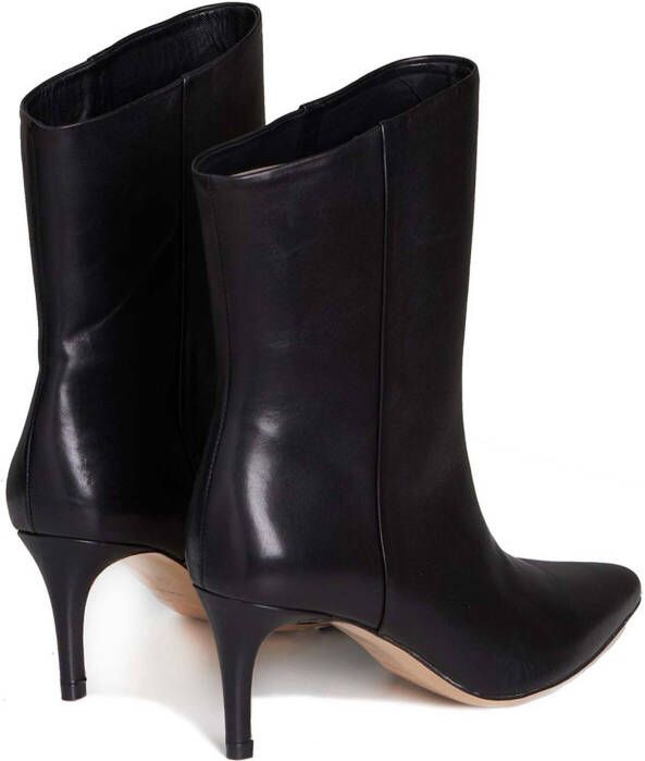 Femmes Du Sud Dames Denise Leather Laarzen Zwart