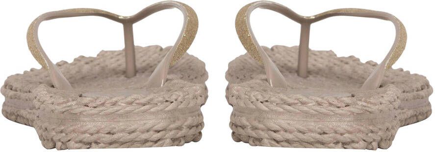 Ilse Jacobsen Dames Cheerful 01 Teenslippers Beige